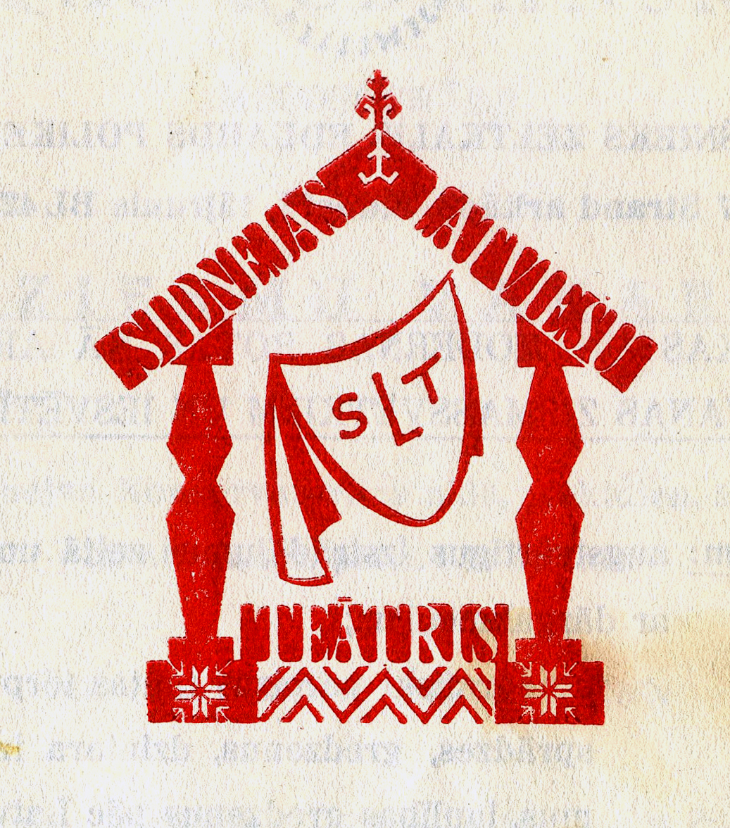 Sidnejas latviešu teātra logo.
