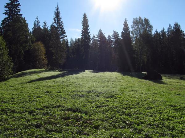 Pekas kalna pilskalna plakums. 2014.g. septembris. V.Grīviņa foto.