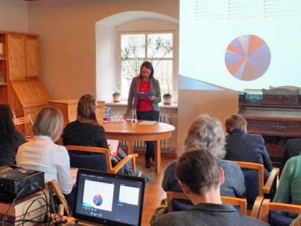 2015.g. lasījumu norise Valmieras muzejā. Avots: valmieraszinas.lv.