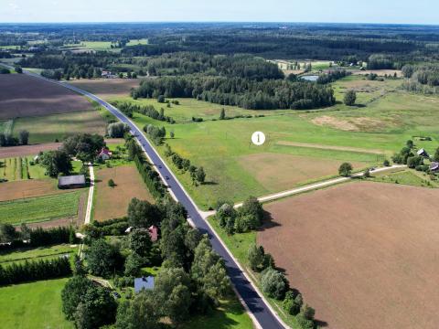 1. attēls. Balpeķu kroga vieta (1). Siguldas novads, Krimuldas pagasts. 2023. gada 12. augusts. V. Grīviņa foto.